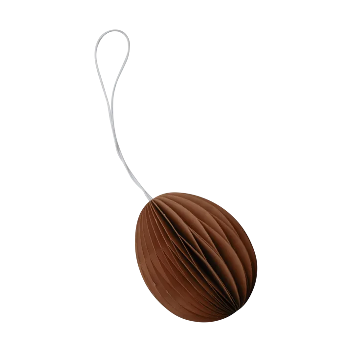 Ovoid decoração de Páscoa em papel 7 cm - Terracotta - DBKD