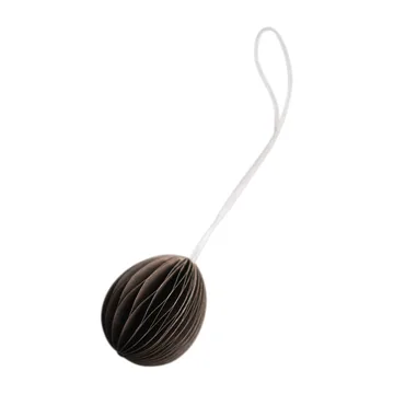 Ovoid decoração de Páscoa em papel pequeno 4 cm - Brown - DBKD