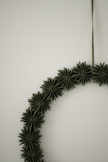 Paper flake wreath coroa decorativa Ø35 cm - Verde - DBKD