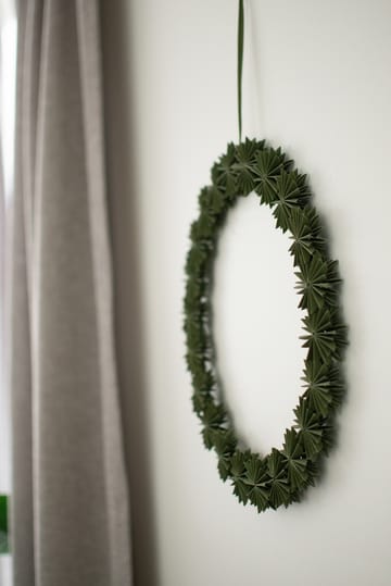 Paper flake wreath coroa decorativa Ø35 cm - Verde - DBKD