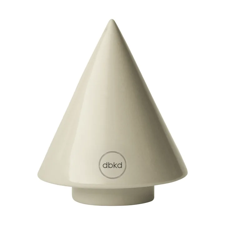 Peak árvore detalhe decorativo - Brilhante creme, Ø9 cm - DBKD