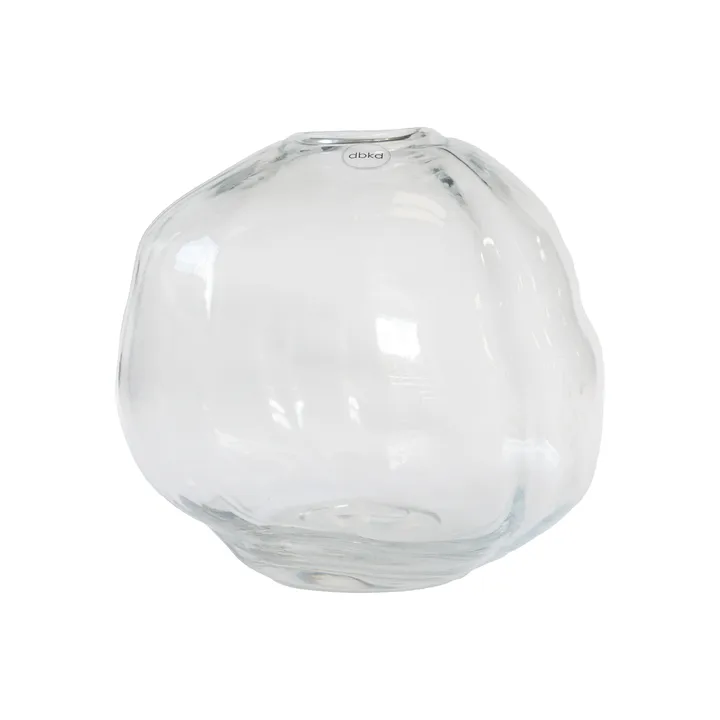 Pebble jarra - Transparente, pequeno Ø20 cm - DBKD