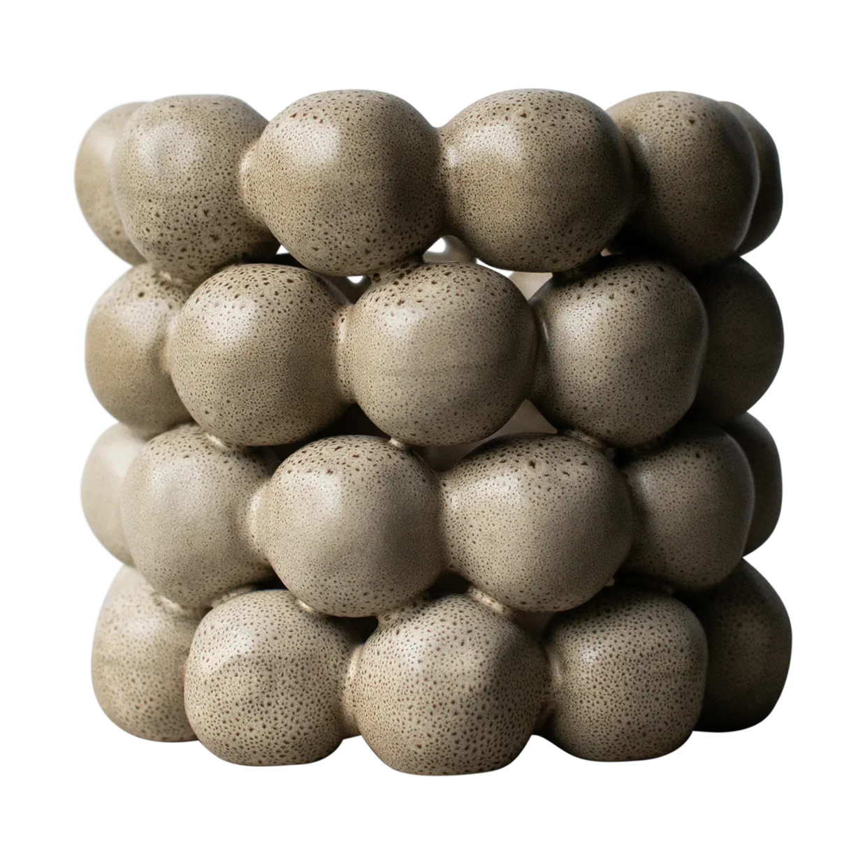 Porta-velas Bright Ø17 cm, Beige DBKD