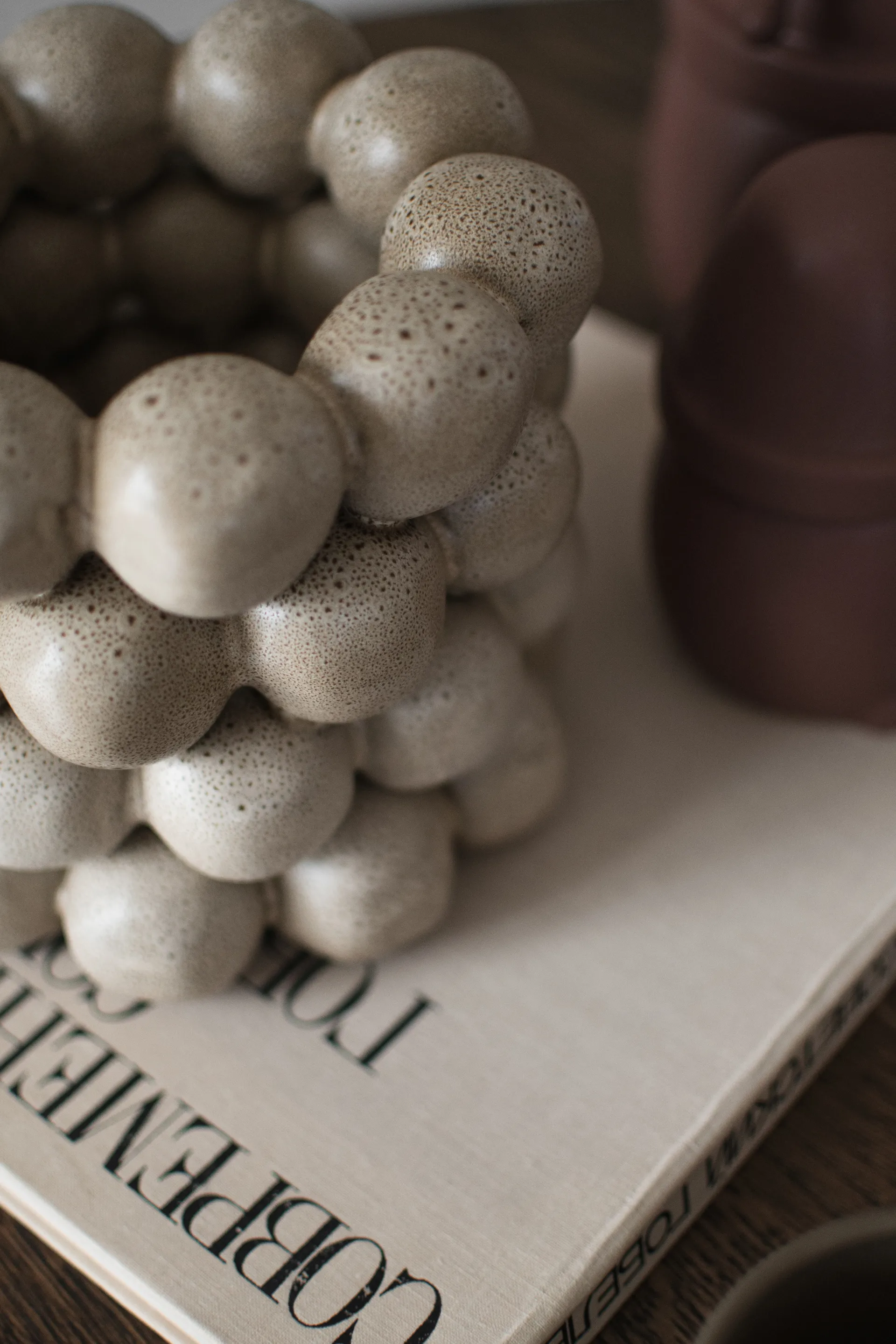 Porta-velas Bright Ø17 cm, Beige DBKD