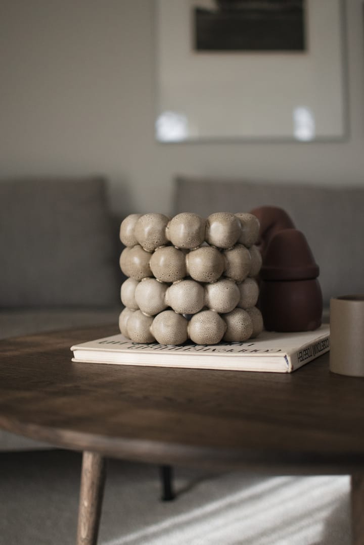 Porta-velas Bright Ø17 cm, Beige DBKD