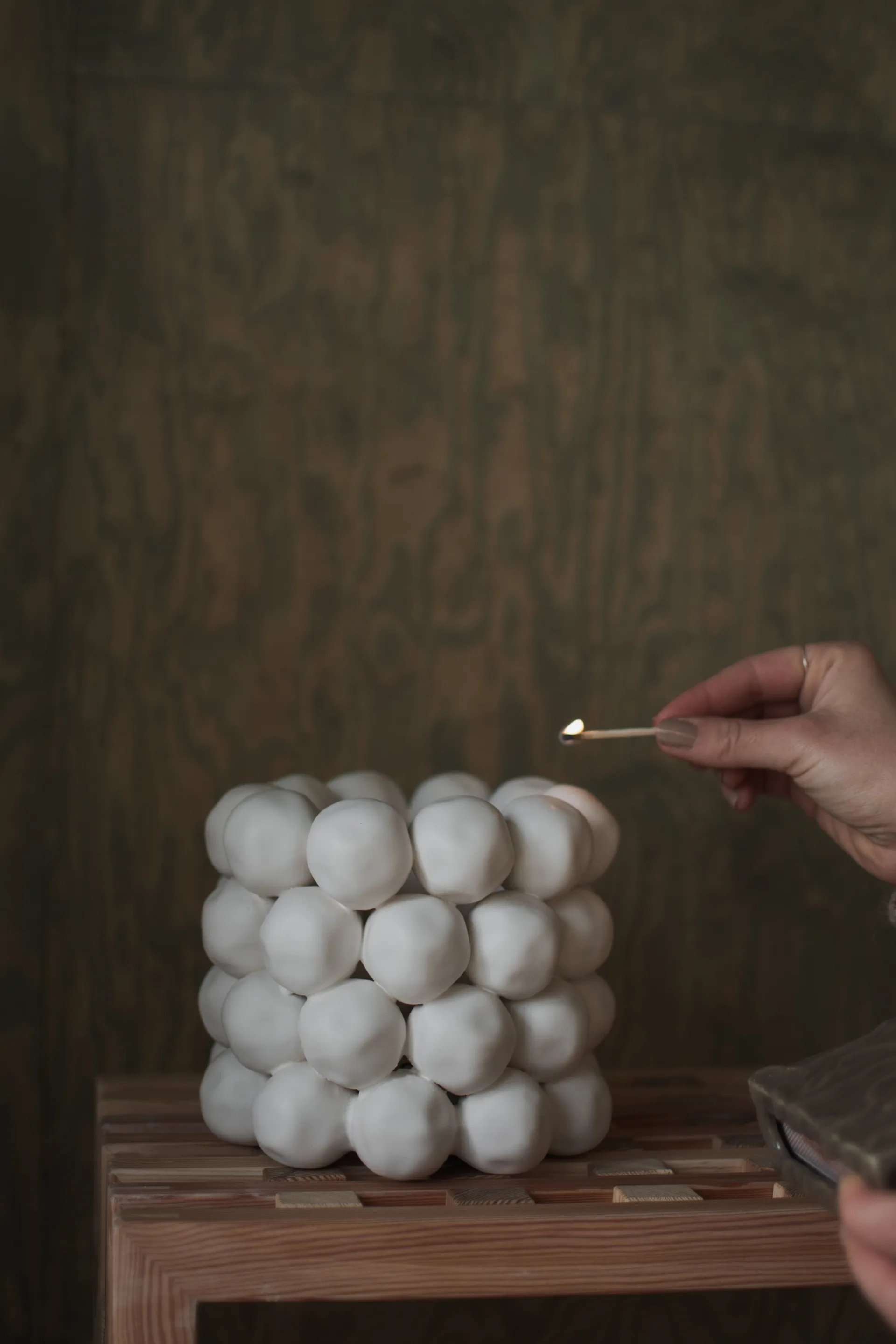 Porta-velas Bright Ø17 cm, White DBKD