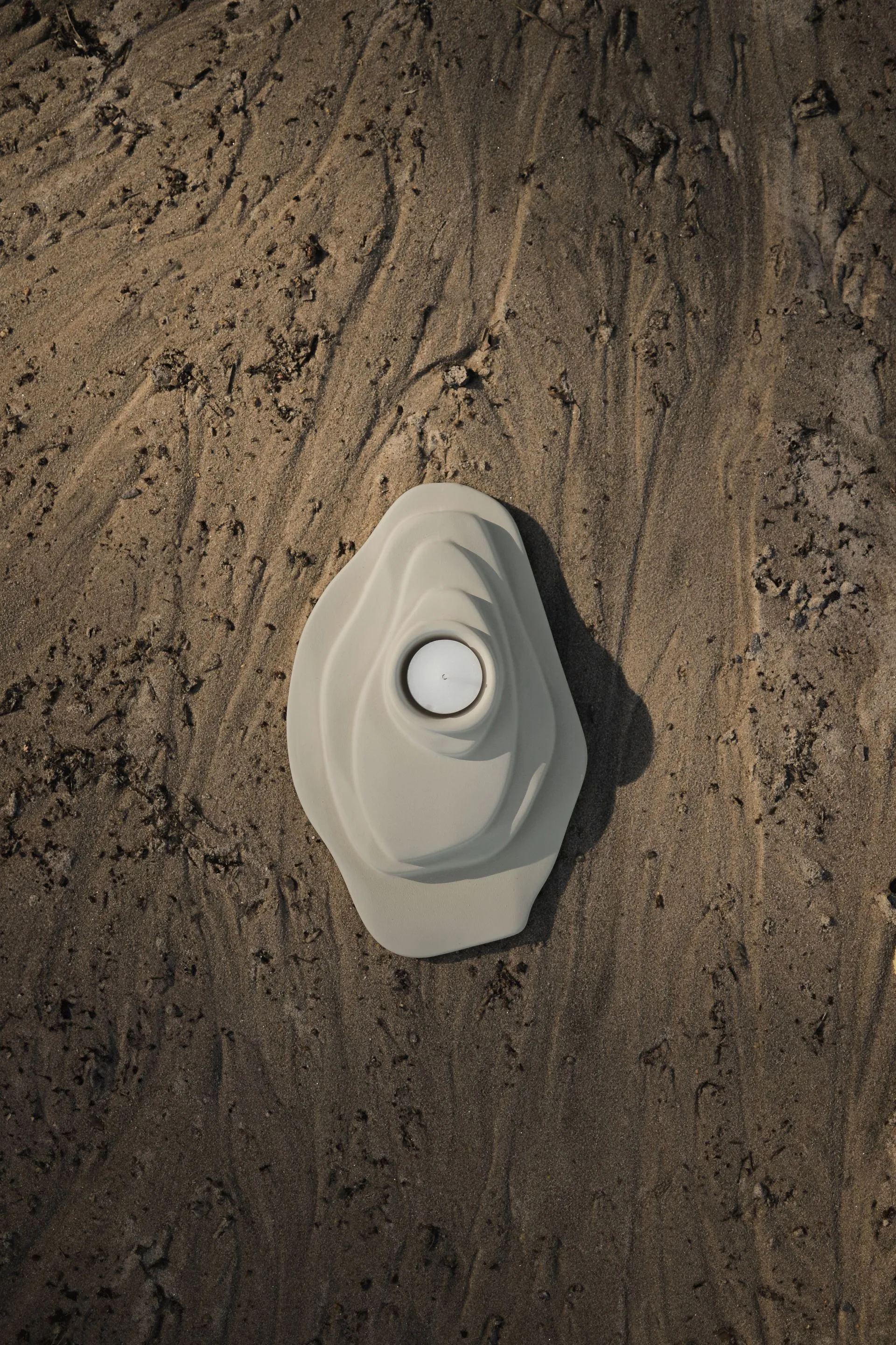 Porta-velas Dune, Sandy creme DBKD