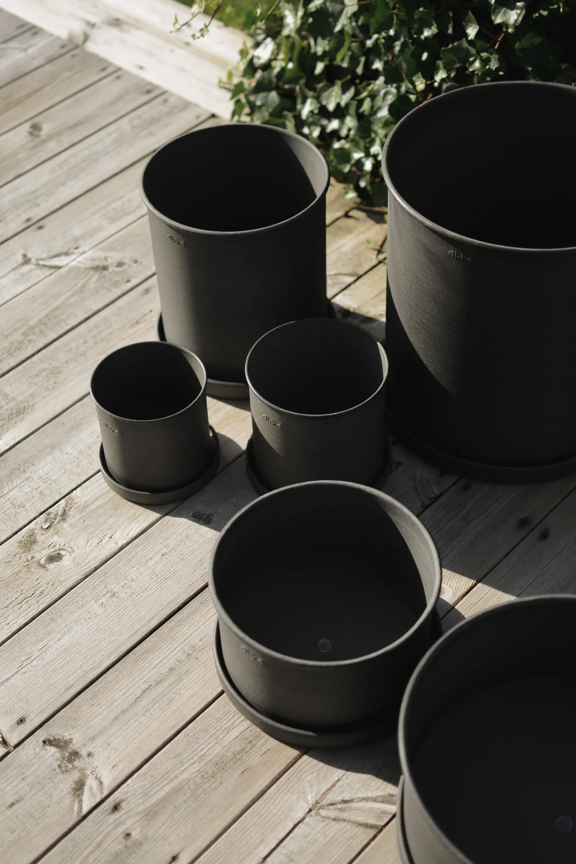 Pote Plant Pot small 2 unid., Black DBKD