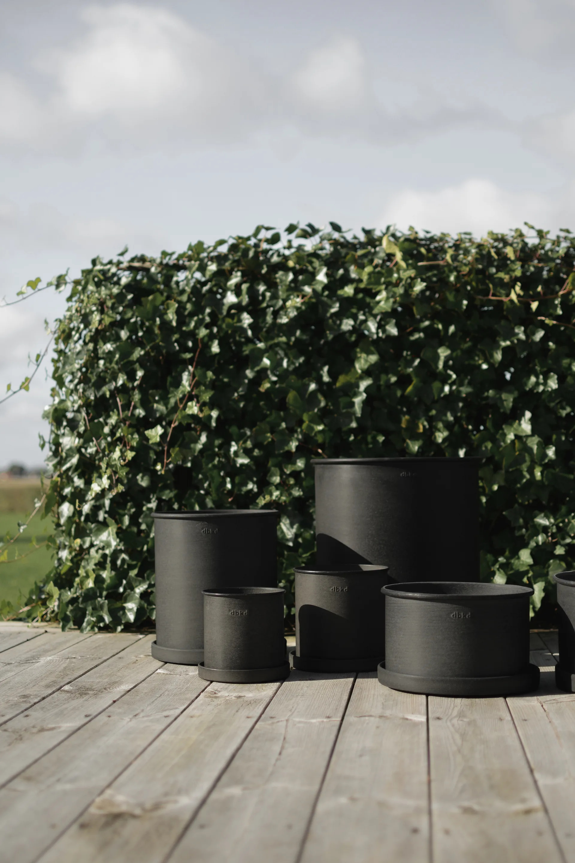 Pote Plant Pot small 2 unid., Black DBKD