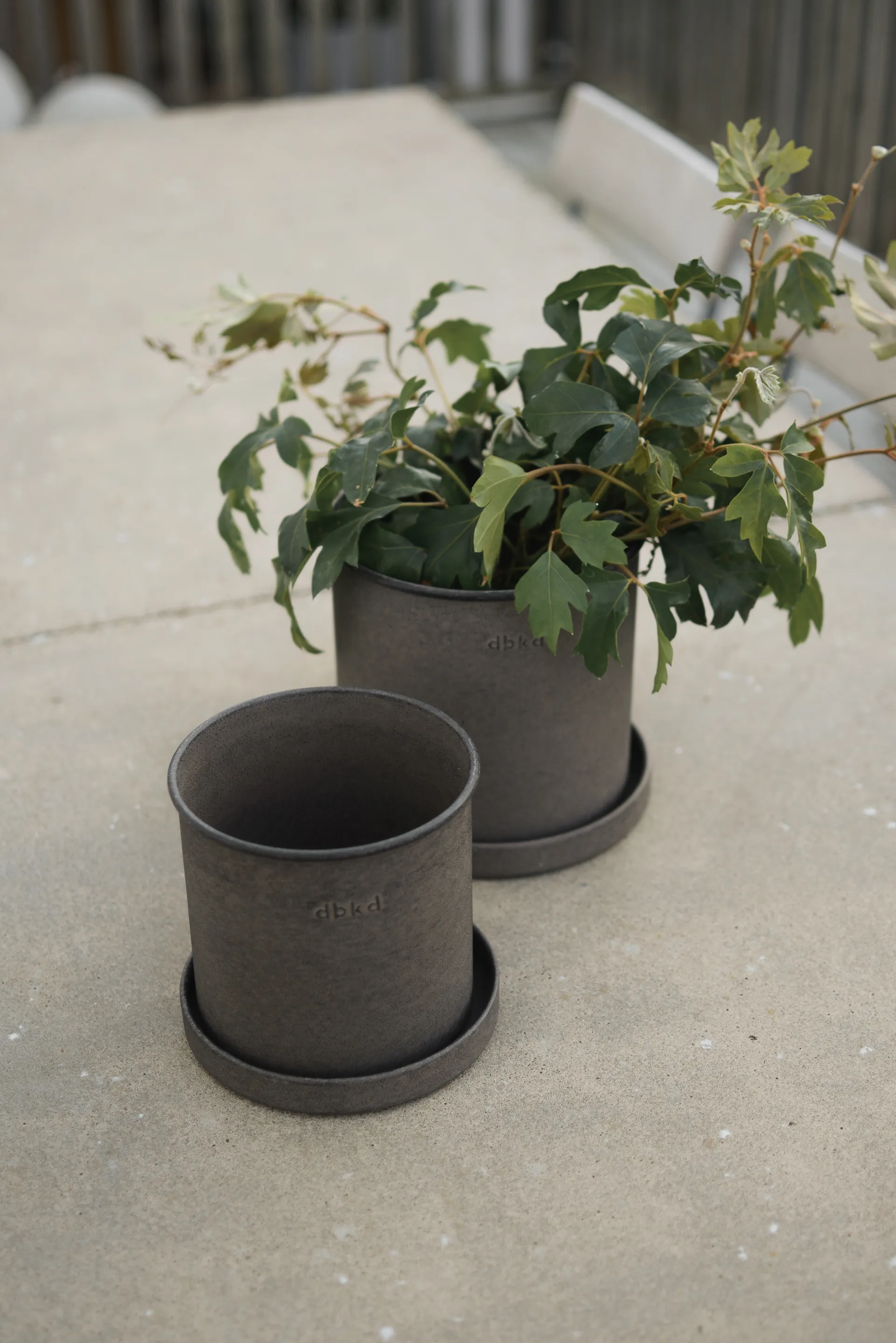 Pote Plant Pot small 2 unid., Brown DBKD