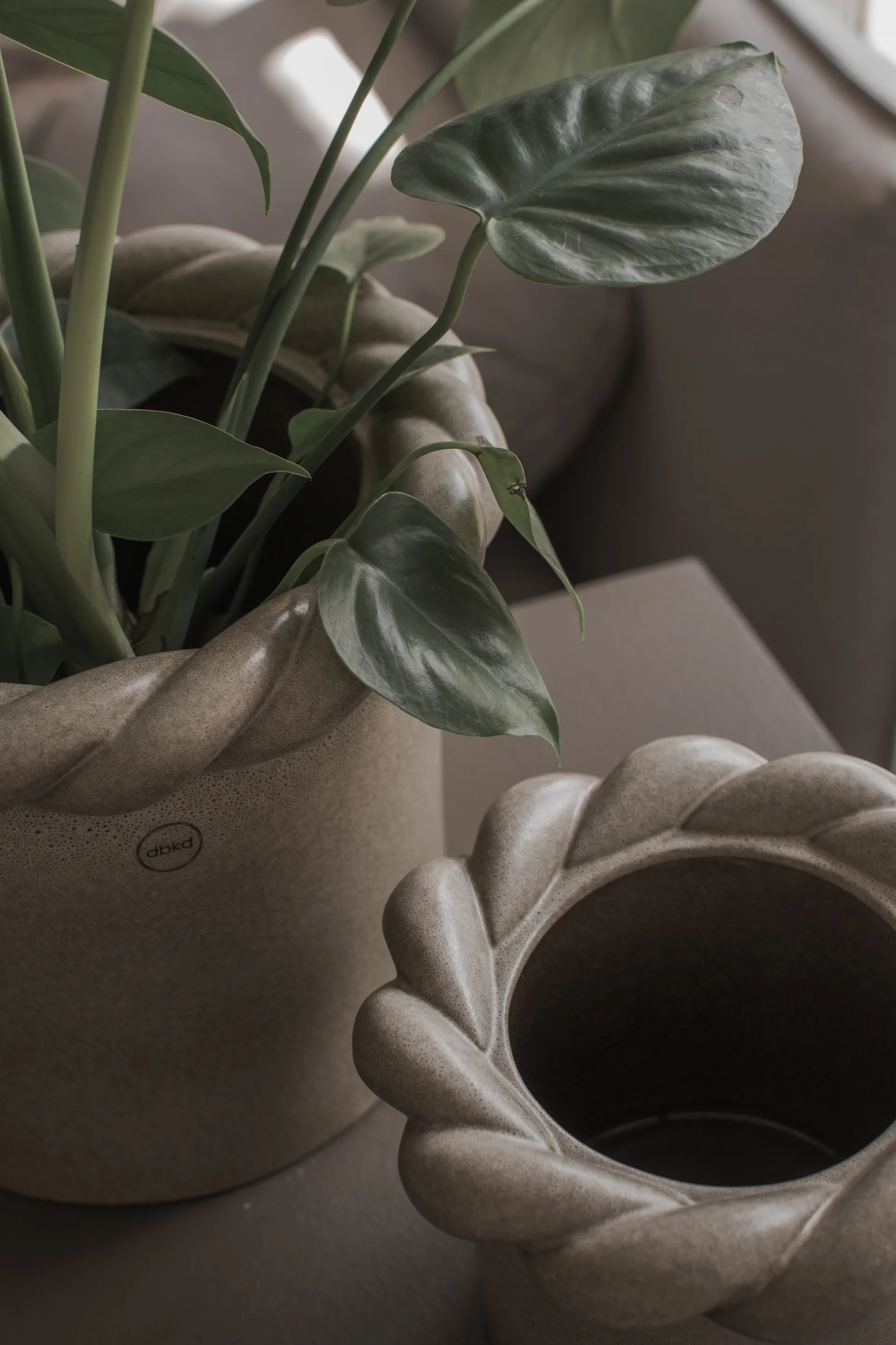 Pote Twine Ø14 cm, Beige DBKD