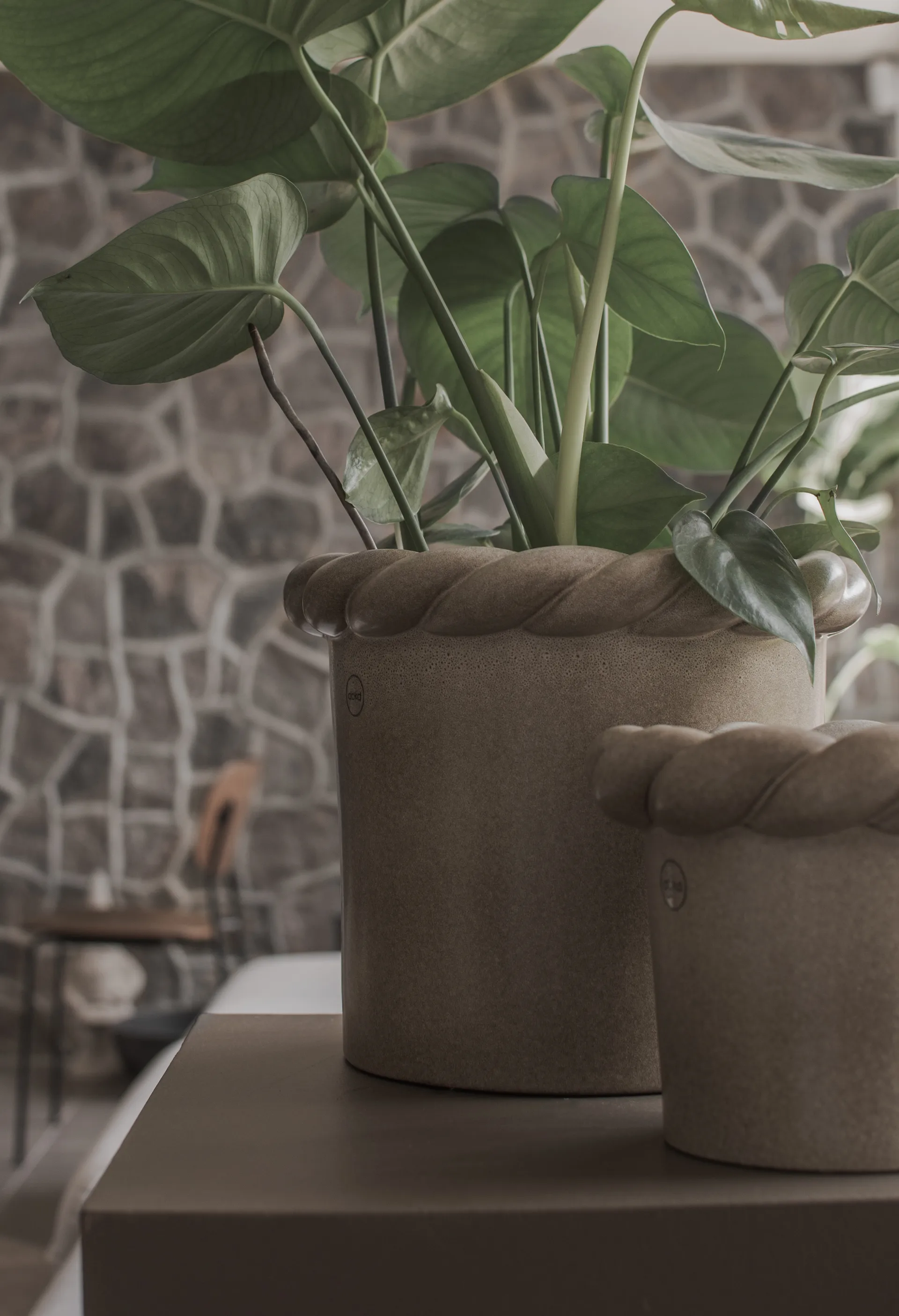 Pote Twine Ø22 cm, Beige DBKD