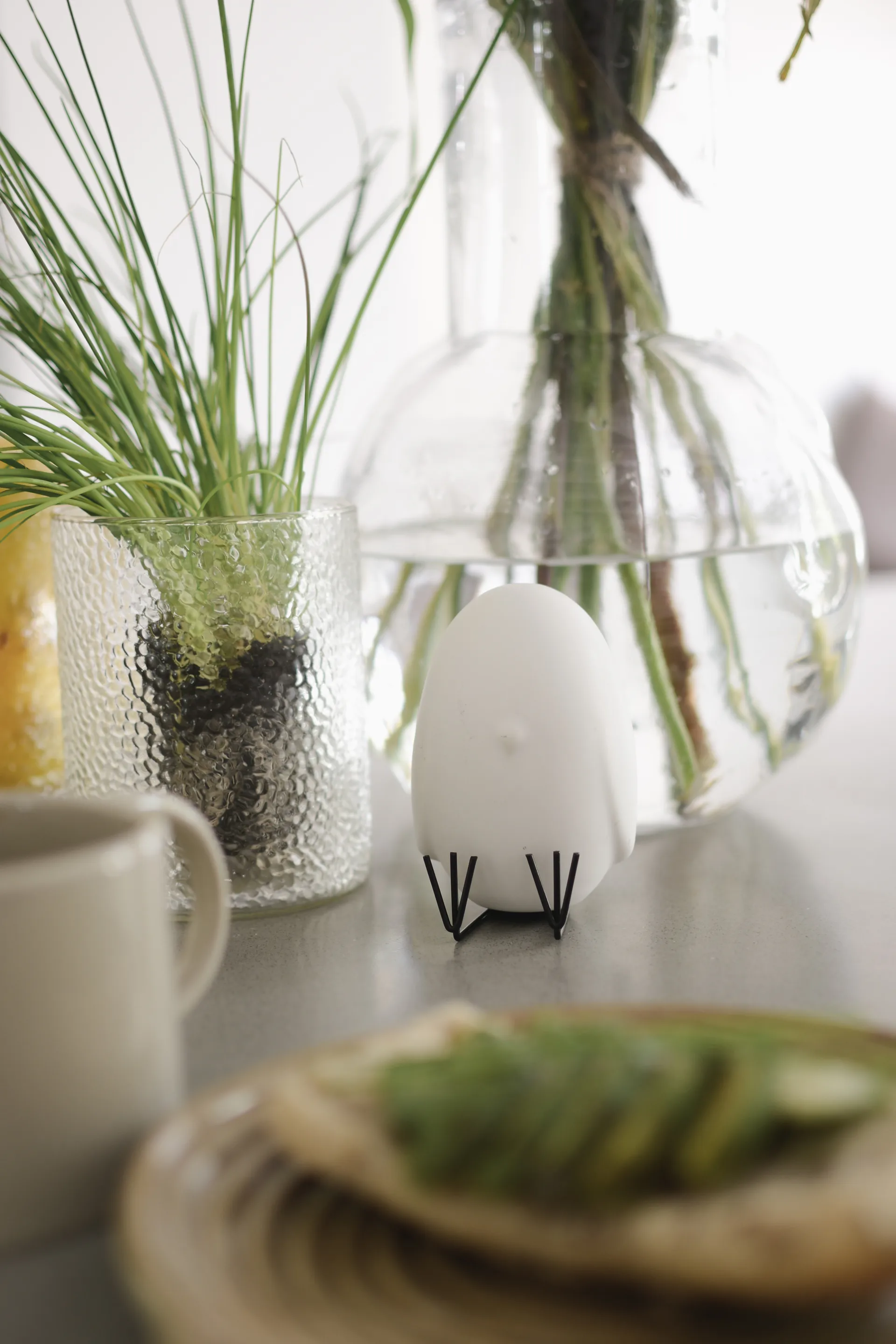 Sit Around decoração de Páscoa, Branco DBKD