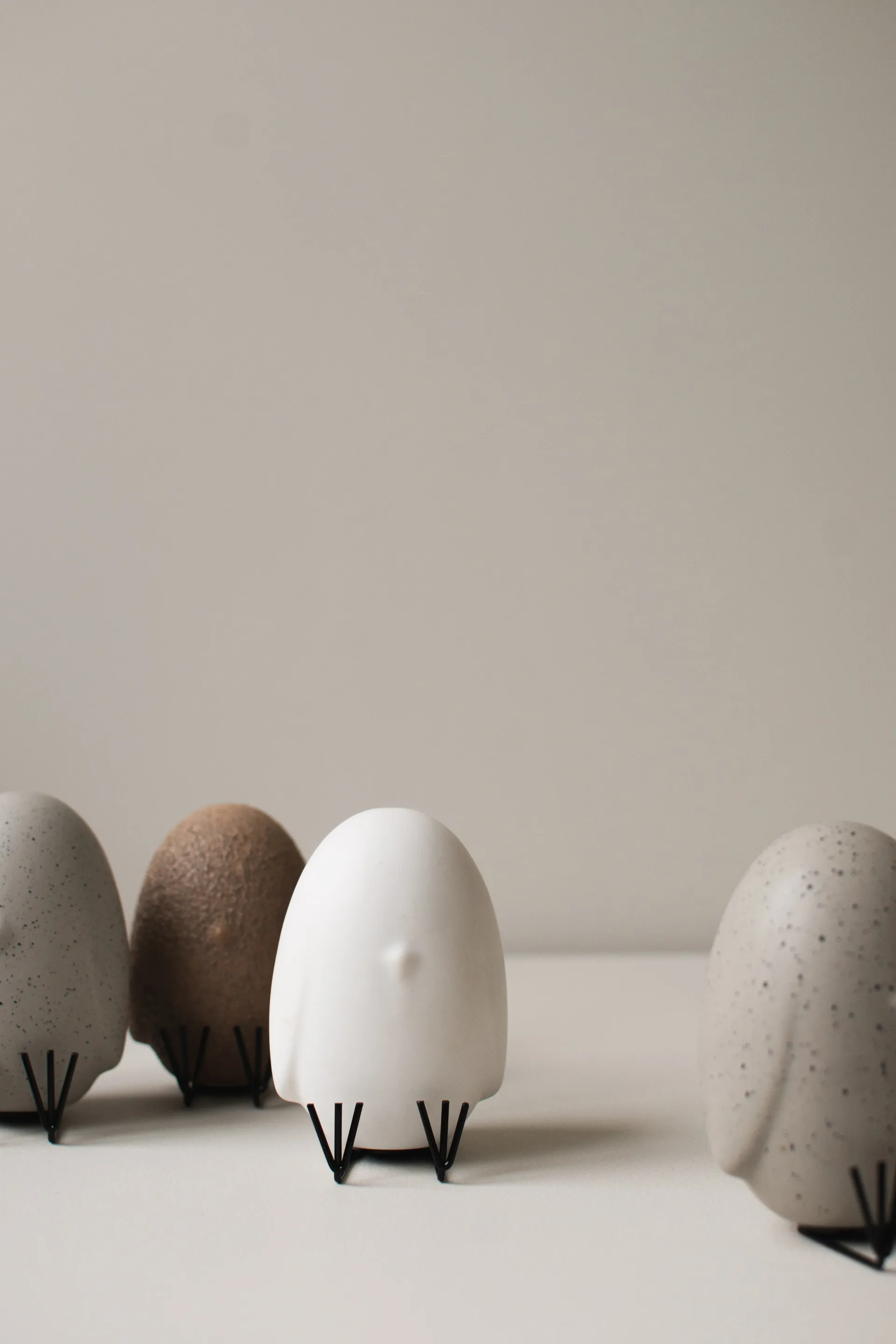 Sit Around decoração de Páscoa, Branco DBKD