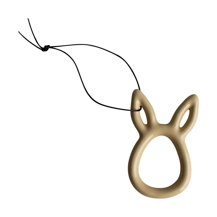 Sprinkle rabbit decoração de Páscoa 8 cm - Amarelo brilhante - DBKD