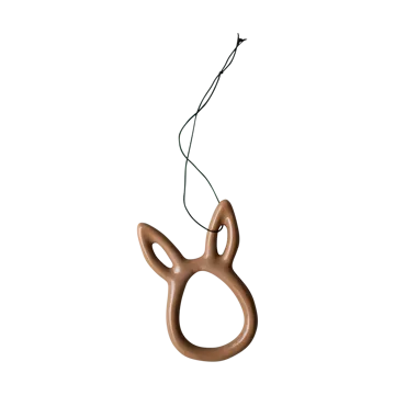 Sprinkle rabbit decoração de Páscoa 8 cm - Shiny nougat - DBKD