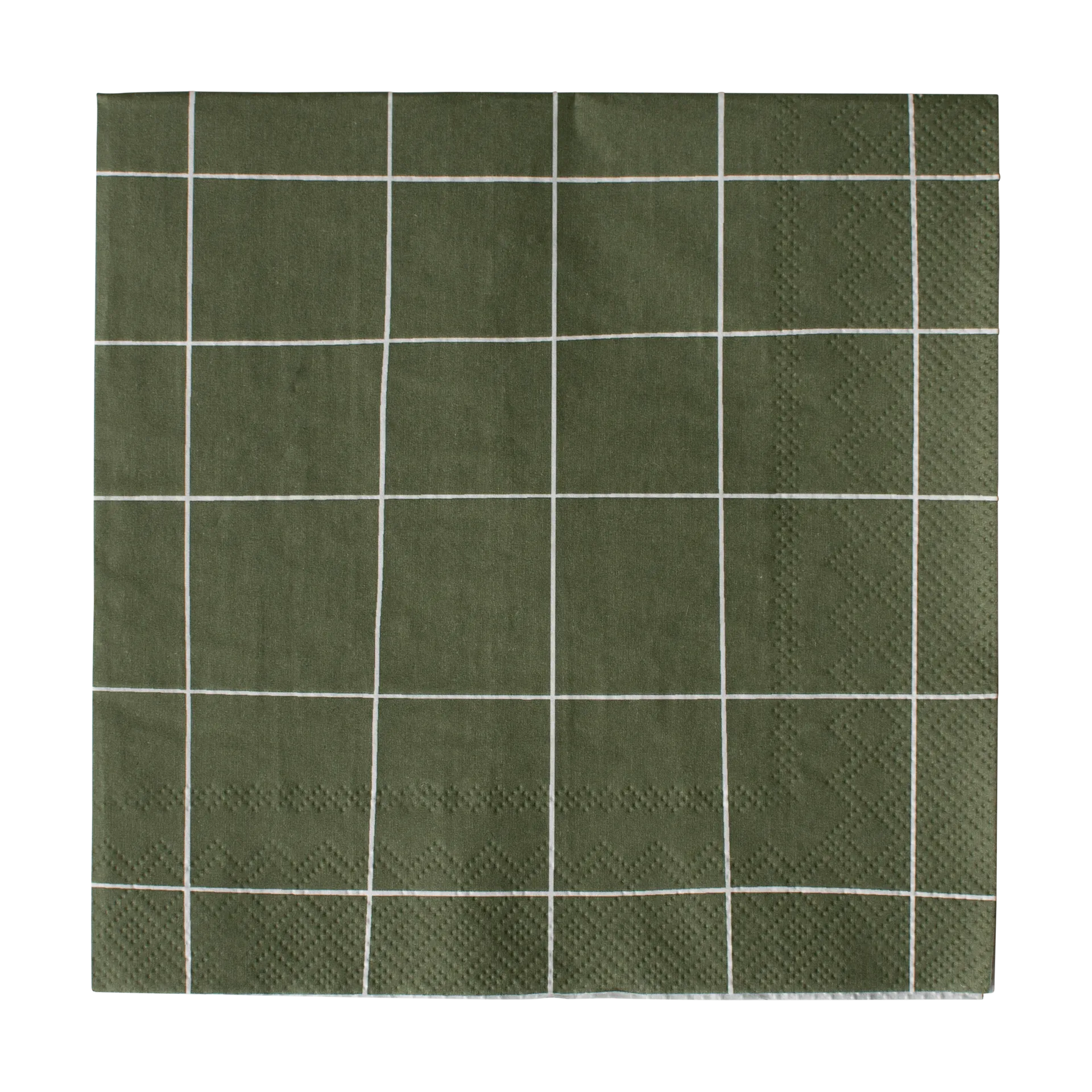 Square guardanapo de papel 33x33 cm 20 unidades, Verde DBKD