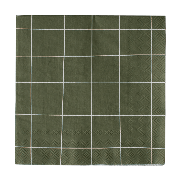 Square guardanapo de papel 33x33 cm 20 unidades - Verde - DBKD