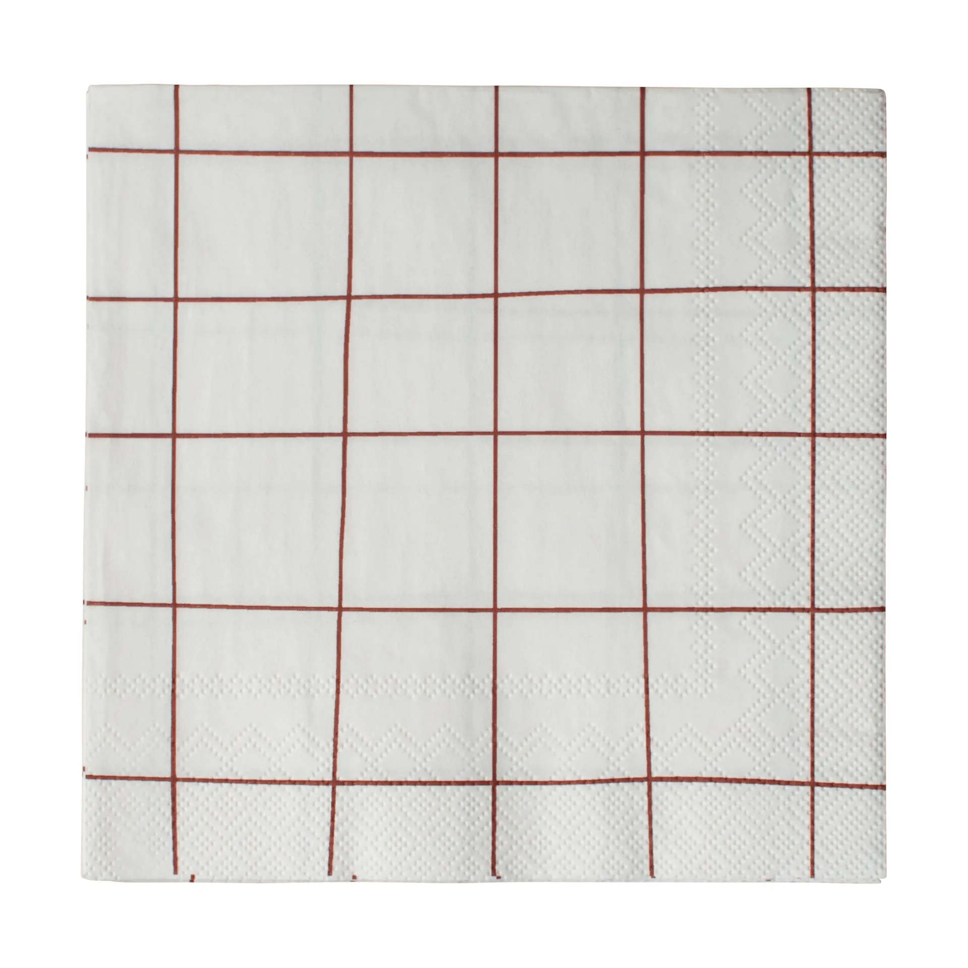 Square guardanapo de papel 33x33 cm 20 unidades, Vermelho escuro DBKD