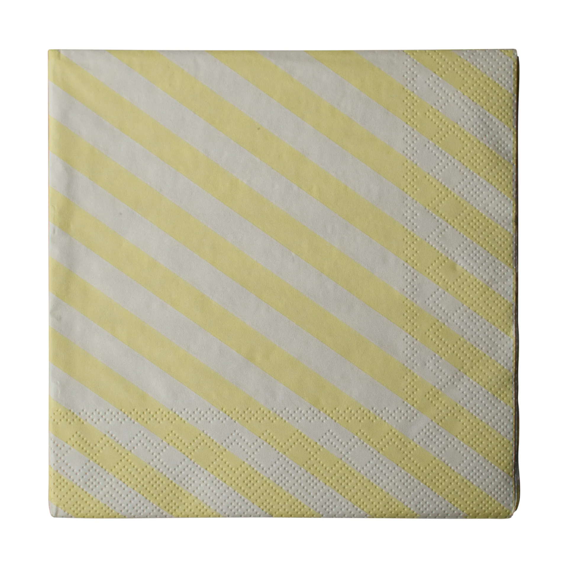 Stripe guardanapo de papel 33x33 cm 20 unidades, Creme DBKD