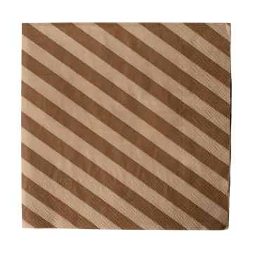 Stripe guardanapo de papel 33x33 cm 20 unidades - Torrão  - DBKD