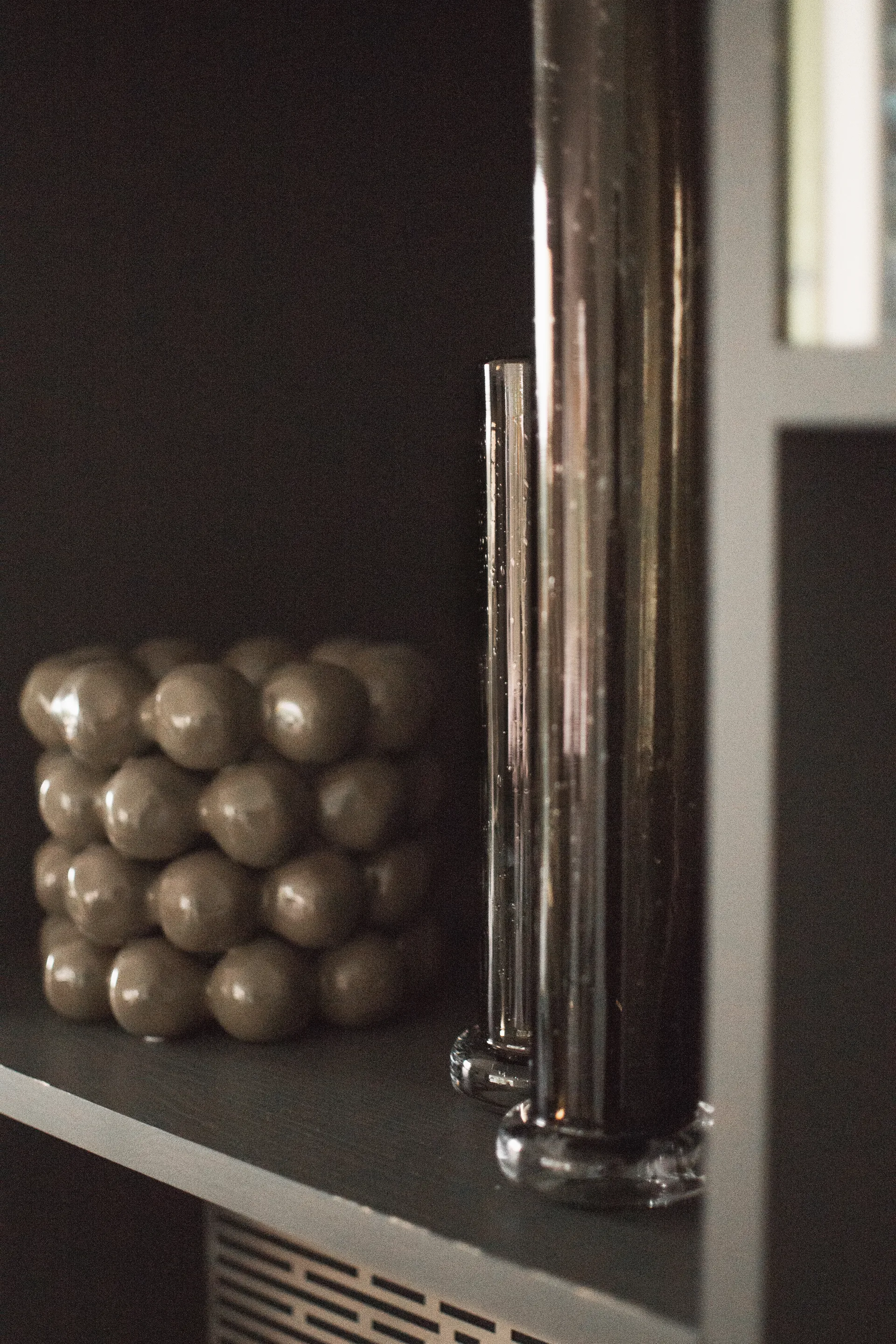 Tall vaso, Castanho, 25 cm DBKD