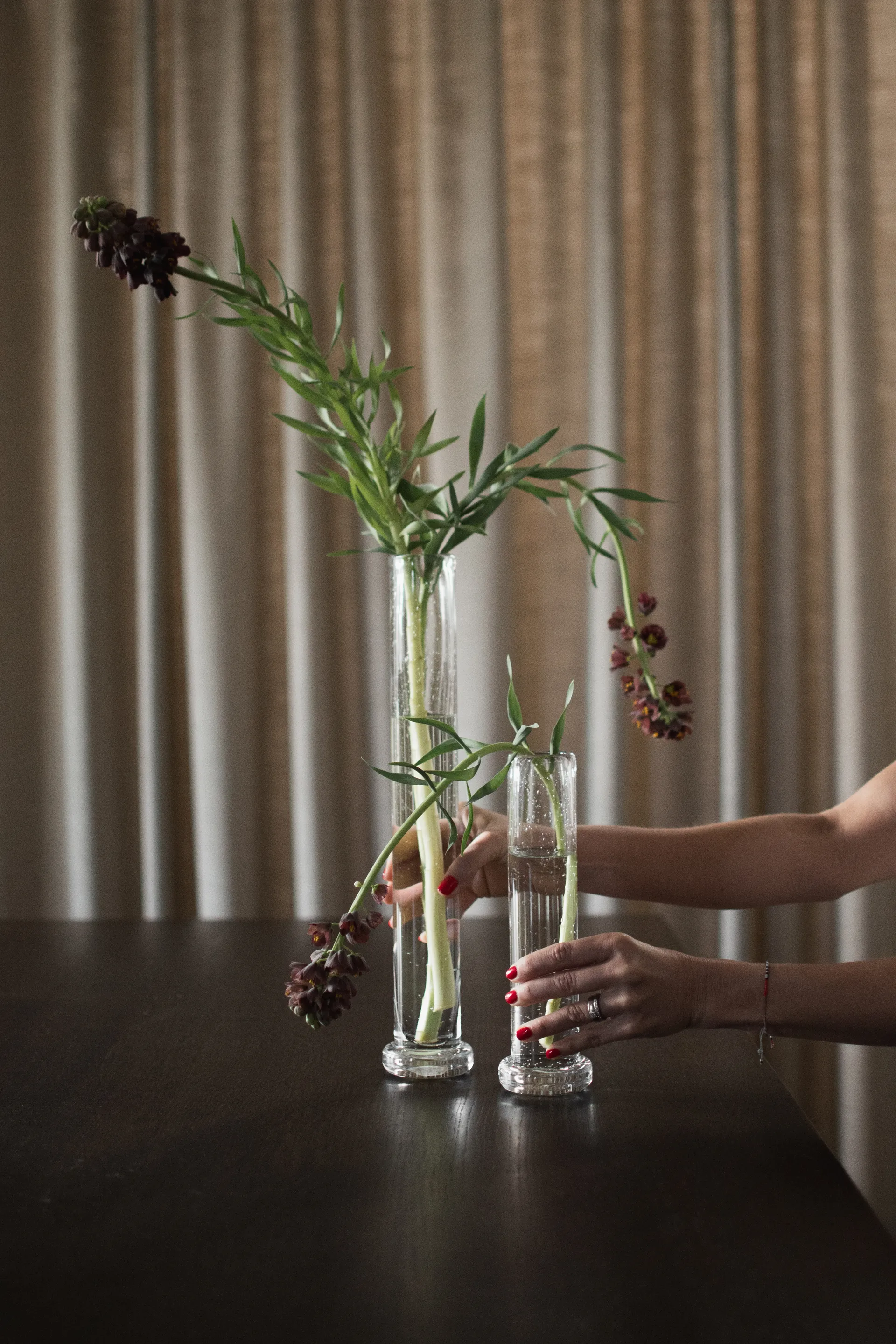 Tall vaso, Transparente, 25 cm DBKD