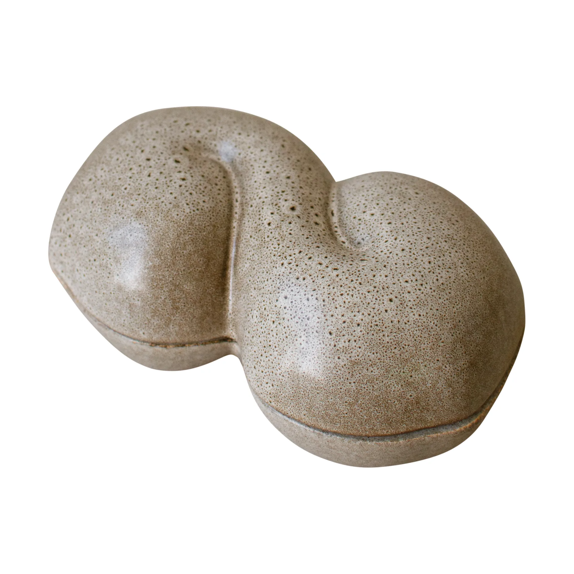 Tigela Bun com tampa 11x18 cm, Beige DBKD