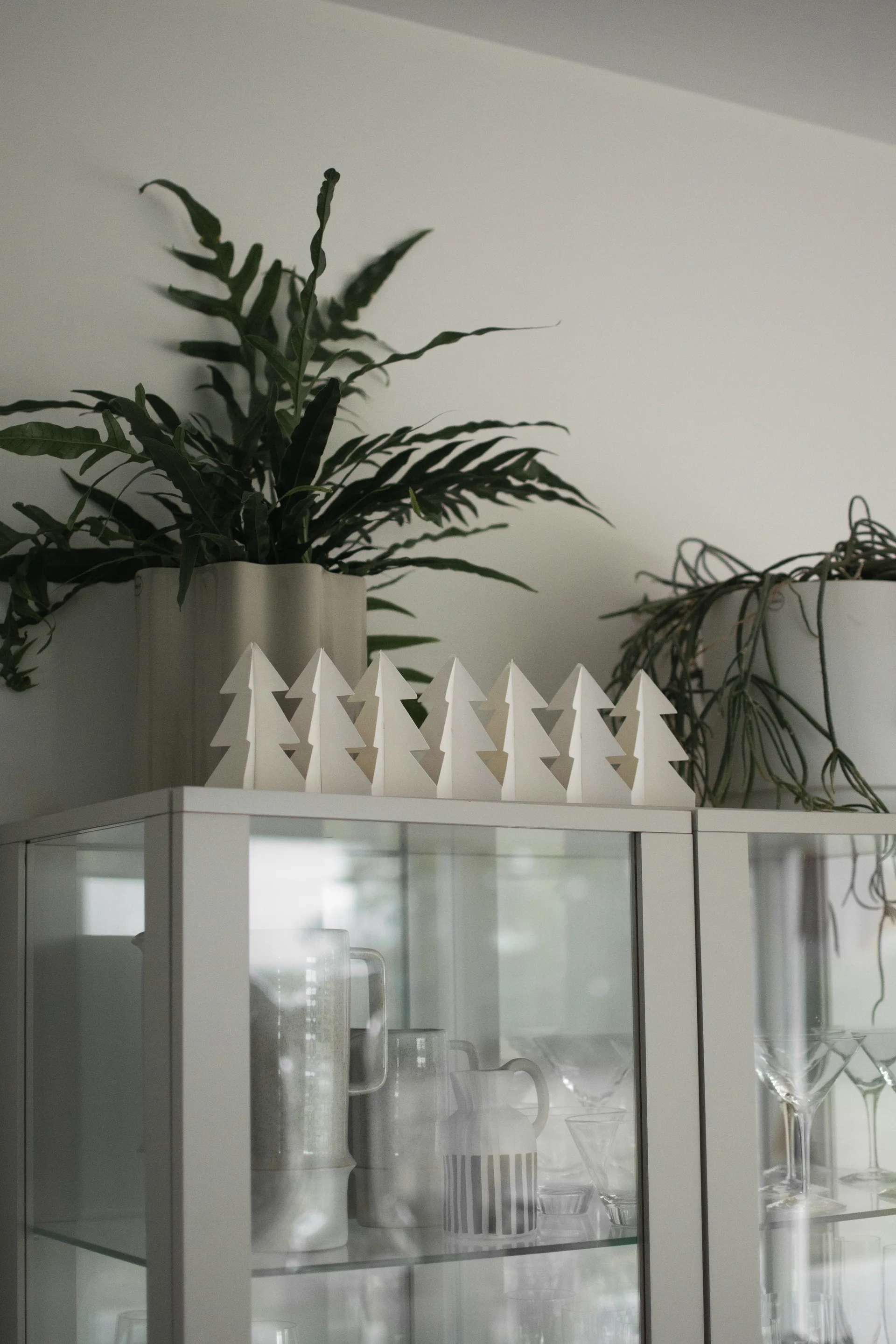 Tree in a row decoração 60 cm, Branco DBKD