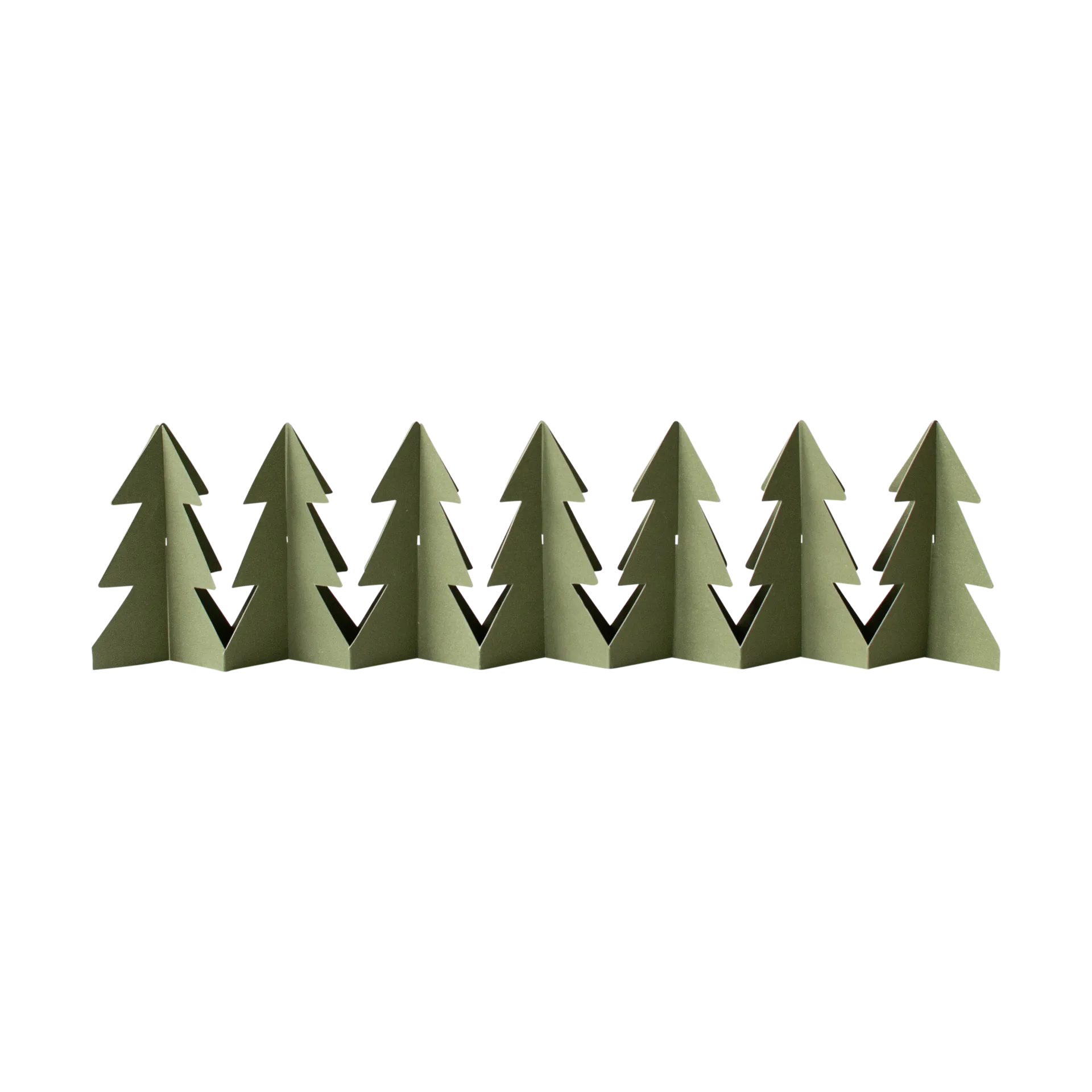 Tree in a row decoração 60 cm, Verde, 7x60 cm DBKD