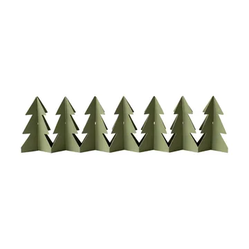 Tree in a row decoração 60 cm - Verde, 7x60 cm - DBKD
