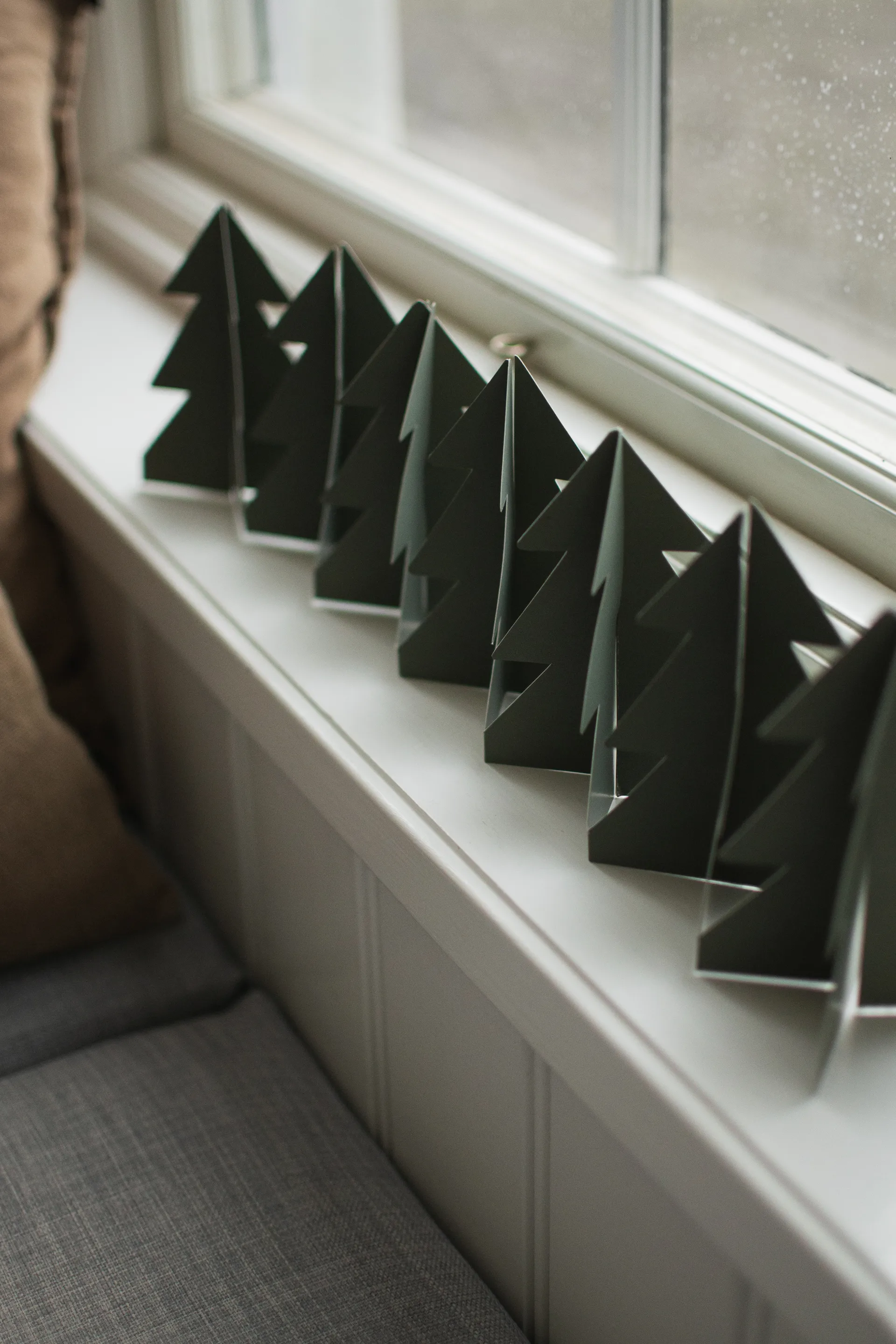 Tree in a row decoração 60 cm, Verde DBKD