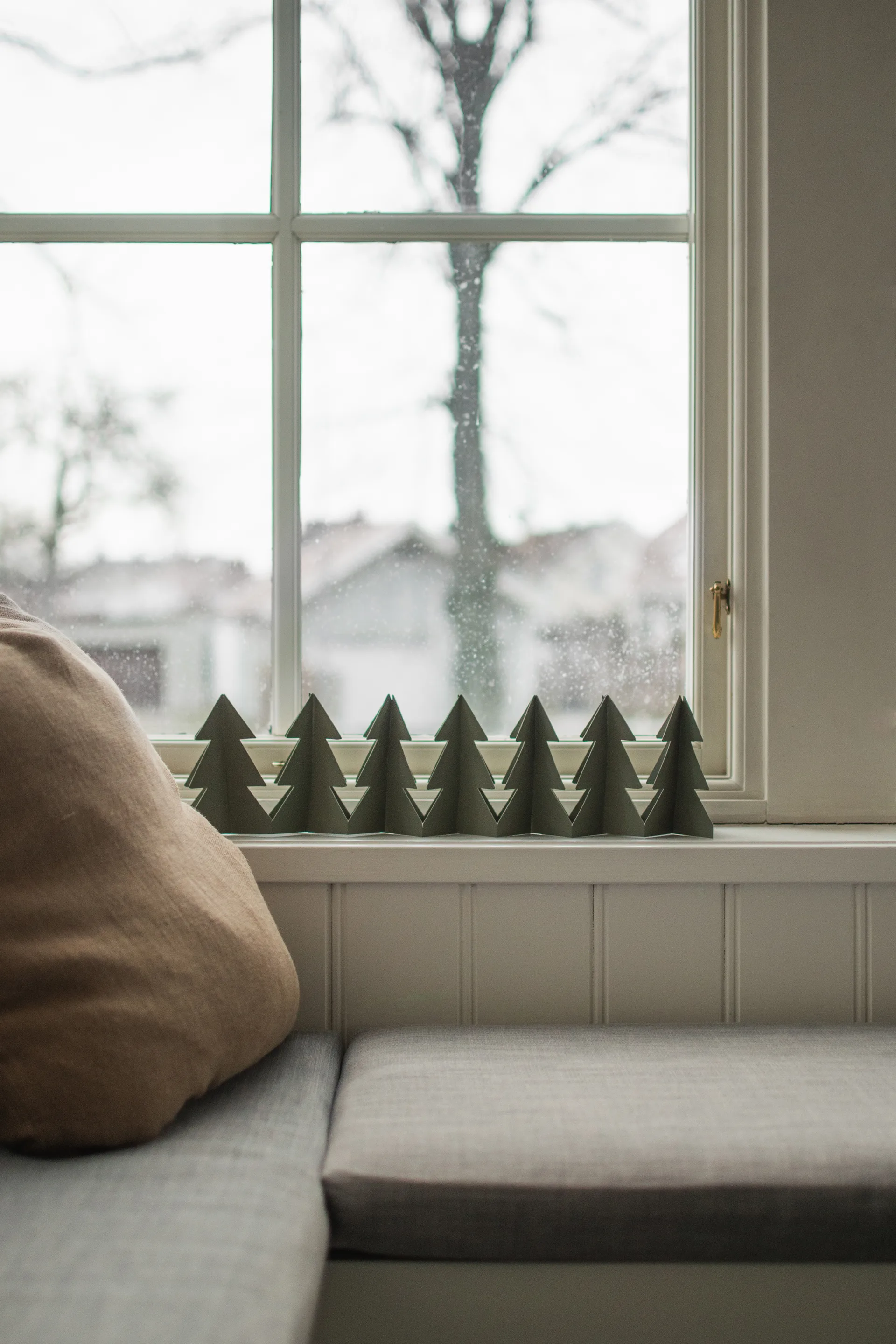 Tree in a row decoração 60 cm, Verde DBKD