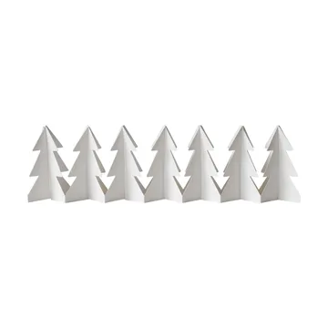 Tree in a row decoração - Branco, 7x60 cm - DBKD