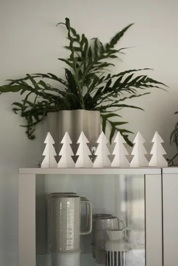 Tree in a row decoração - Branco, 7x60 cm - DBKD
