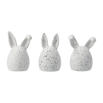 Triplets coelho da Páscoa 3 unid. - White dot - DBKD