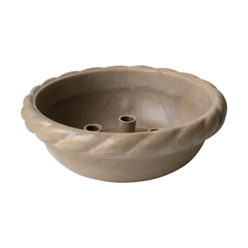 Twine castiçal com base plana Ø30 cm - Bege - DBKD