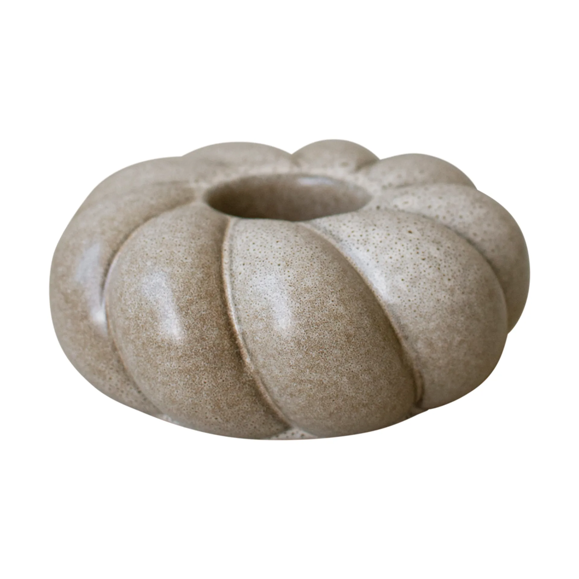 Twine porta-vela de luz Ø14 cm, Beige DBKD