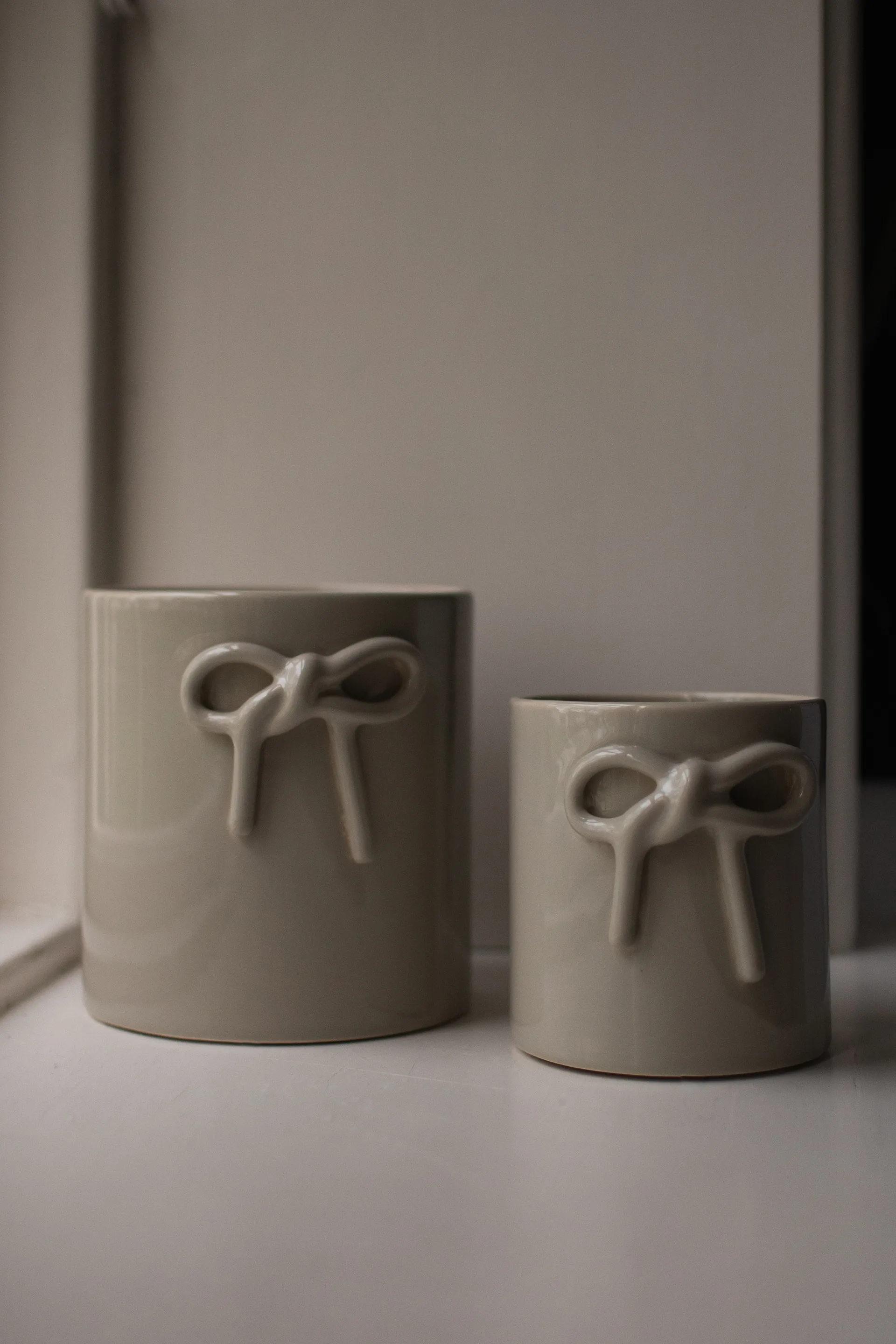 Vaso Bow Ø11 cm, Shiny mole DBKD