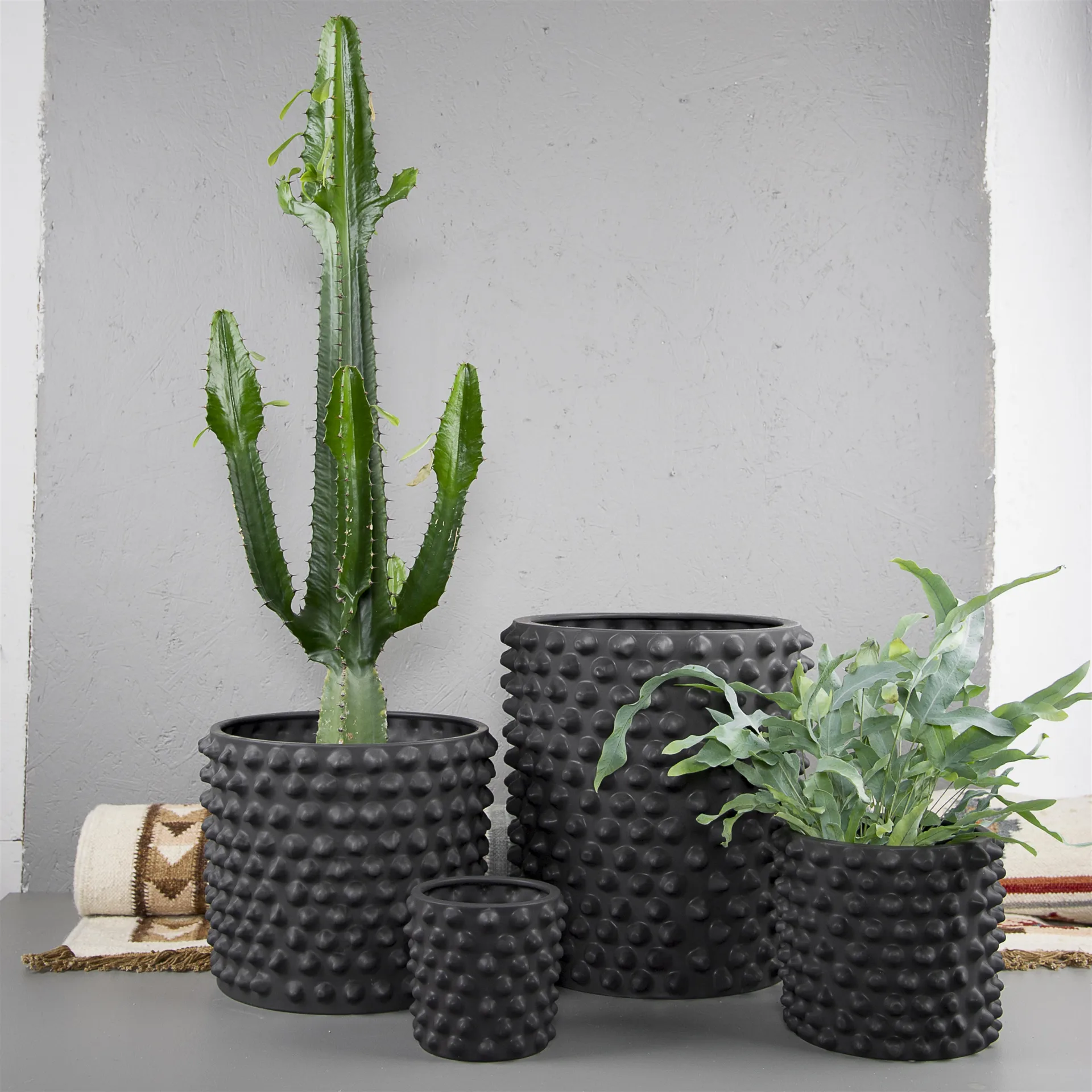 Vaso Cloudy cinza escuro, Médio, ø 30 cm DBKD