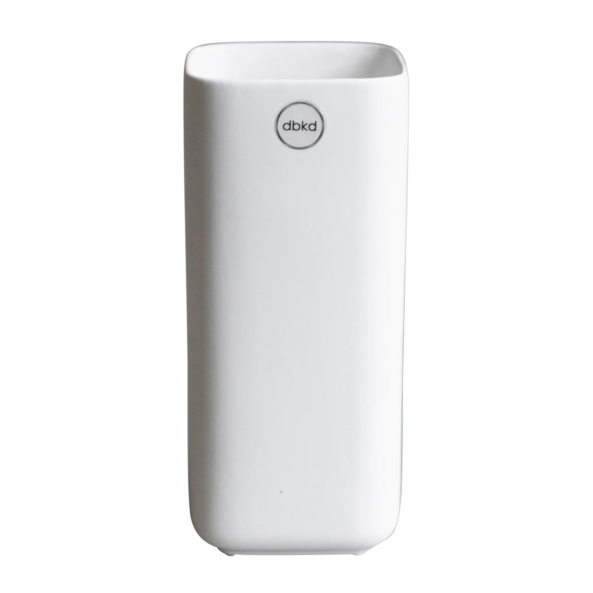 Vaso Cube 20 cm, Branco mate DBKD