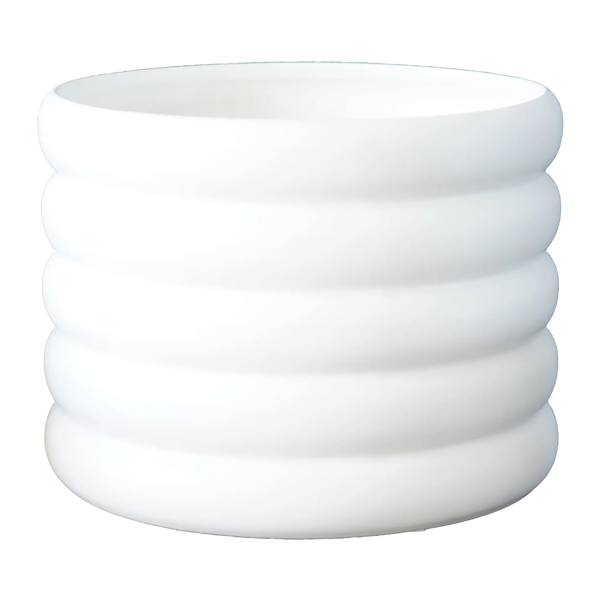 Vaso de flores branco Mud, Grande, Ø20 cm DBKD