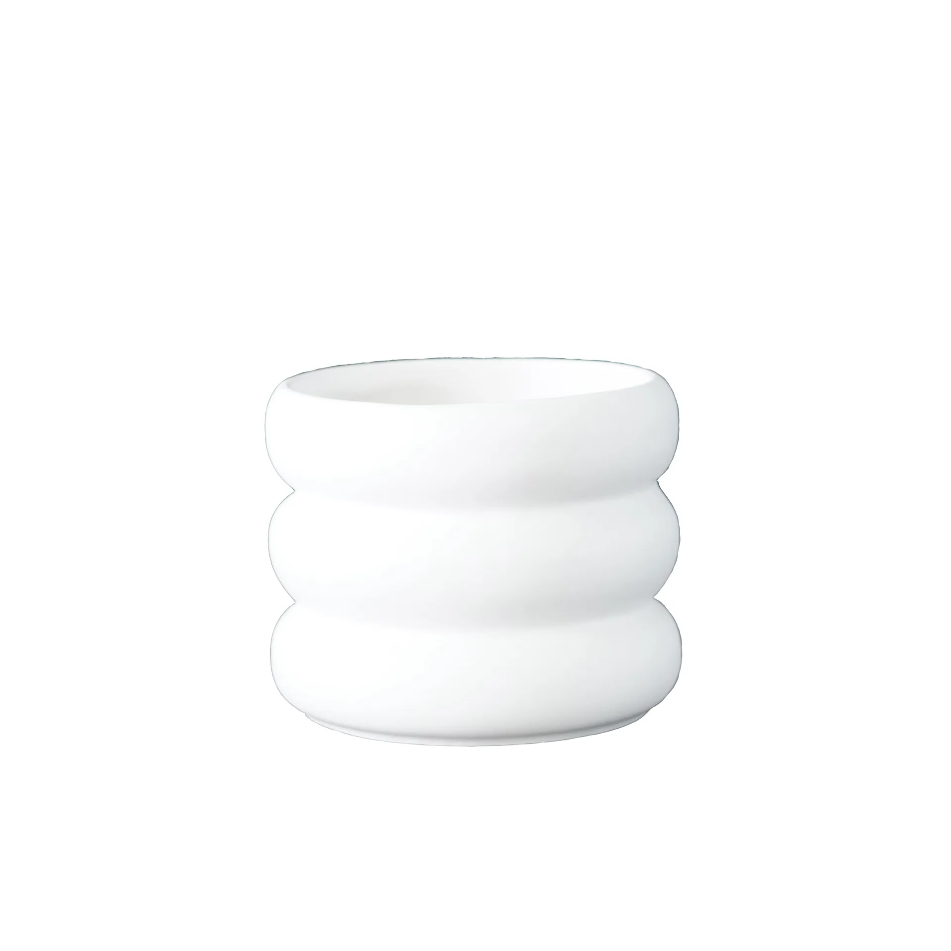 Vaso de flores branco Mud, Pequeno, Ø 10 cm DBKD