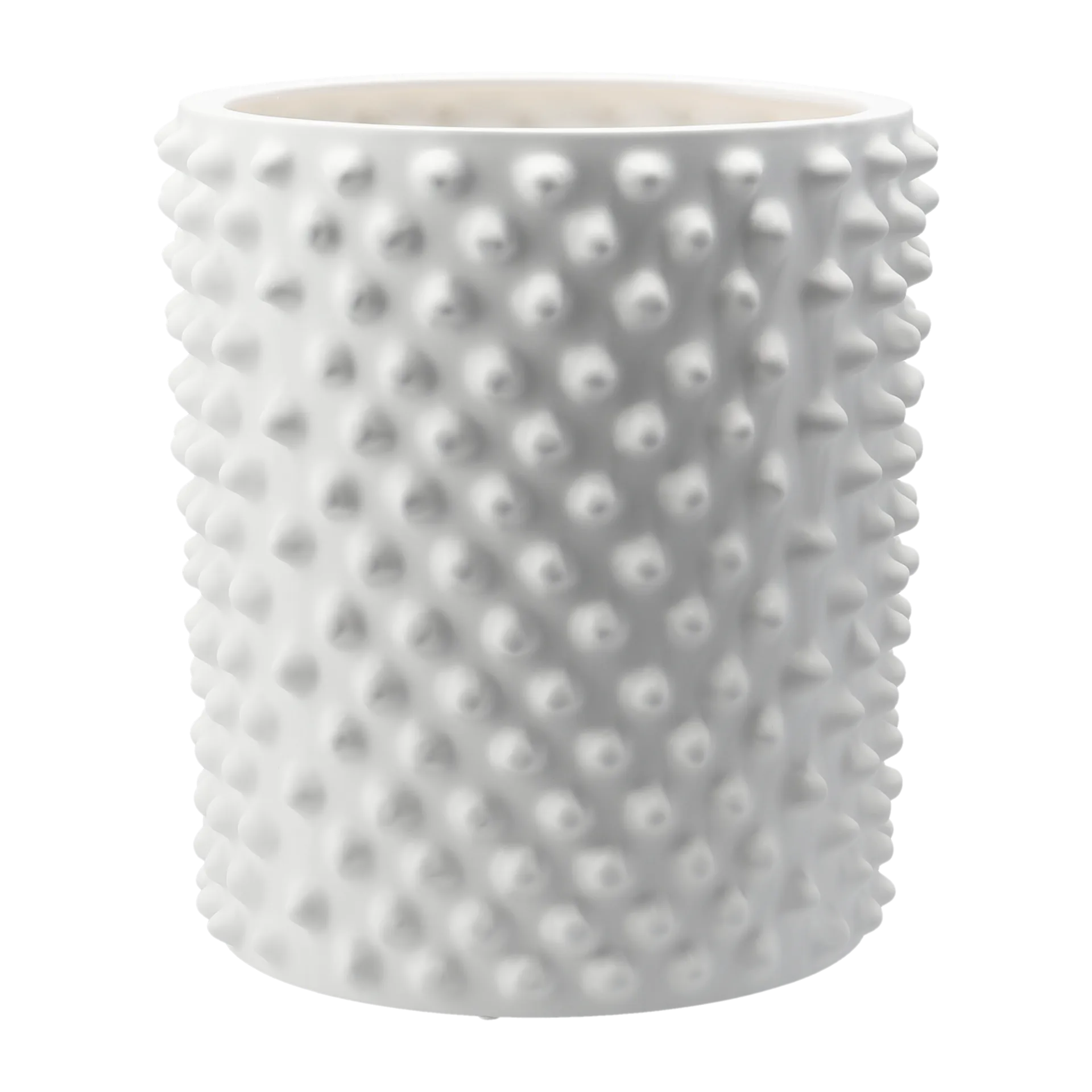 Vaso de flores Cloudy branco mate, grande DBKD