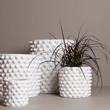 Vaso de flores Cloudy branco mate - pequeno - DBKD