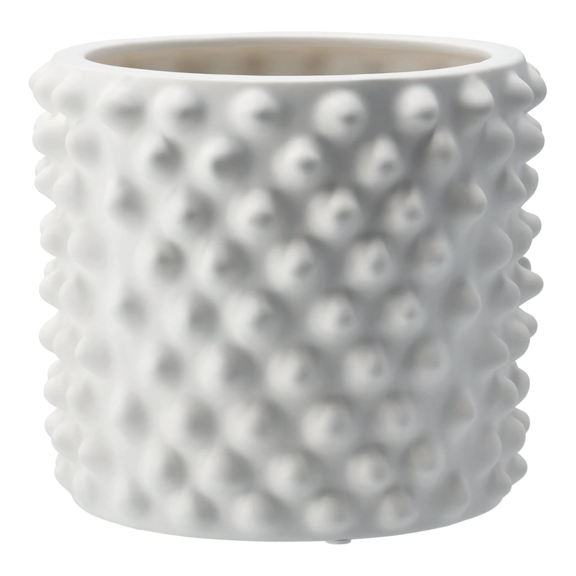 Vaso de flores Cloudy branco mate, pequeno DBKD