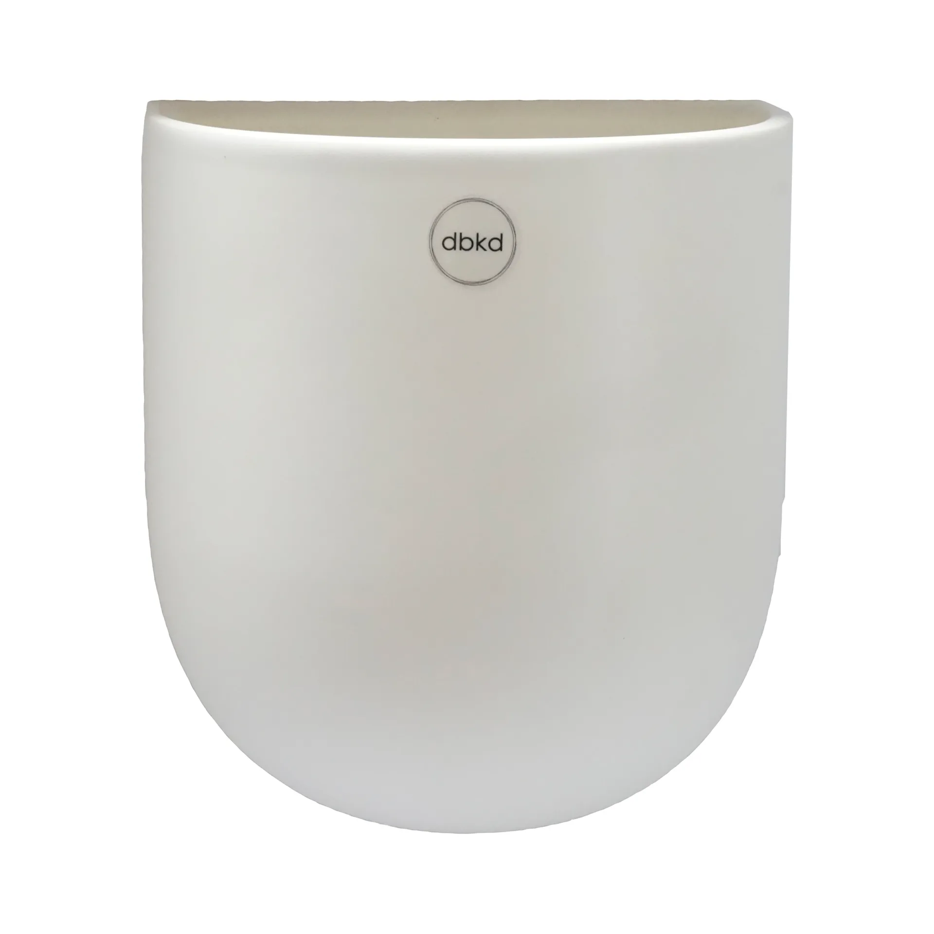 Vaso de flores de parede branco Cut, grande DBKD