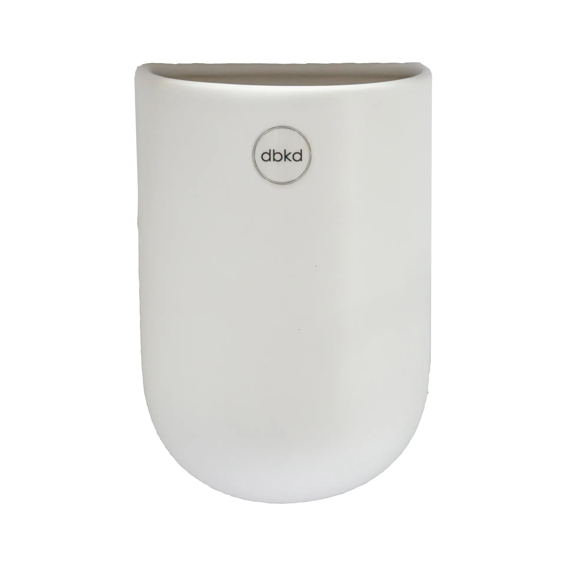 Vaso de flores de parede branco Cut, médio DBKD