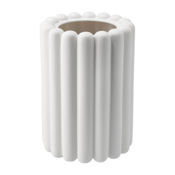 Vaso de flores grande Mist Ø19x27 cm - Branco - DBKD
