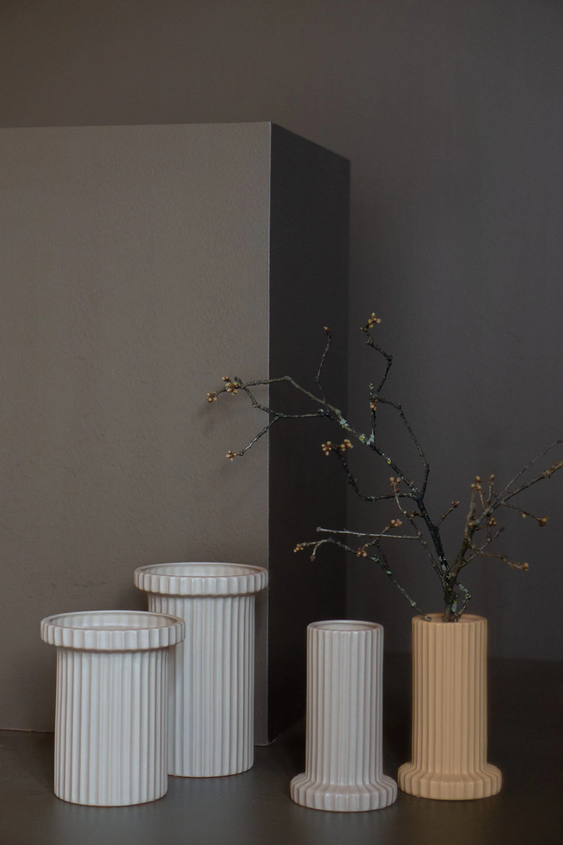 Vaso de flores grande Stripe 22 cm, Areiay mole DBKD